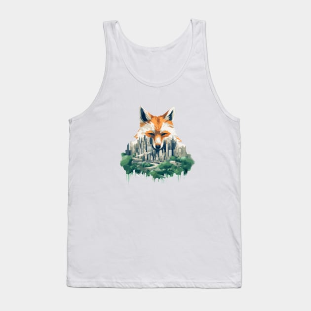 Fox Animal Beauty Nature Wildlife Discovery Tank Top by Cubebox